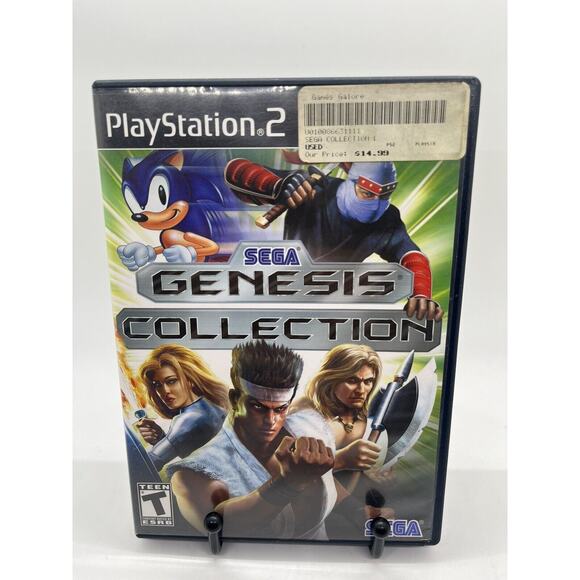 Sega Genesis Collection (Sony PlayStation 2, 2006) Game and Case - Tested - Picture 1 of 6
